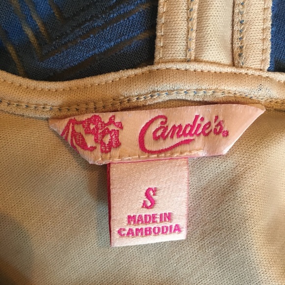 *DONATED* Juniors Chevron Lined Skater Dress S - Picture 8 of 8